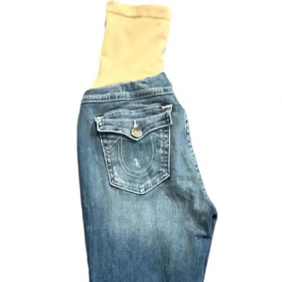 True Religion Maternity‎ Halle Skinny Jeans, Size 29 - Picture 7 of 11